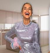Vogue Williams’ new ‘chic Barbie’ kitchen and the pastel / wallpaper combos she’s loving