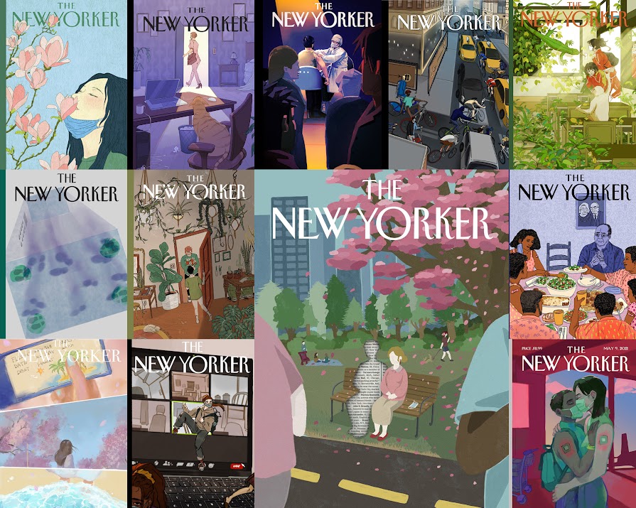 These post-pandemic ‘New Yorker’ covers by illustration students have gone viral for a lovely reason
