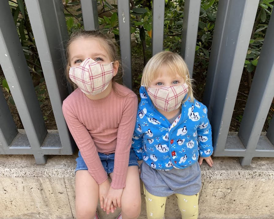 After 48 days, my 4 and 6-year-old were allowed outside. It was heartbreaking