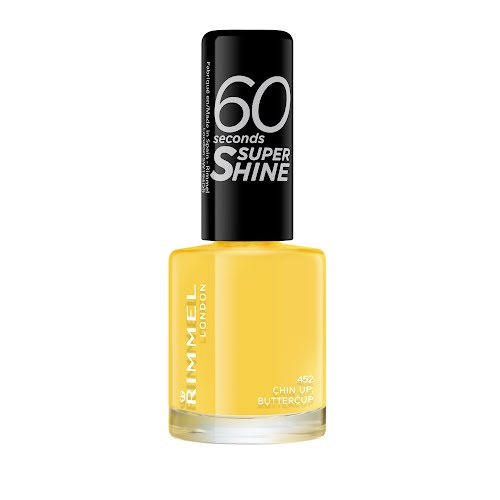 Rimmel 60 Second Super Shine Nail Varnish in Chin Up Buttercup, €5.49
