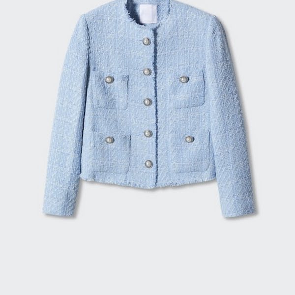 Pocket Tweed Jacket, €69.99, Mango
