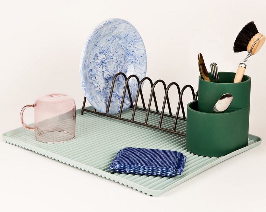 You won’t mind leaving your dishes on the counter with these surprisingly chic dish drainers