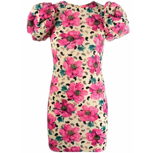 Rotate Ruby Floral Dress, rent from €60, greens are good for you