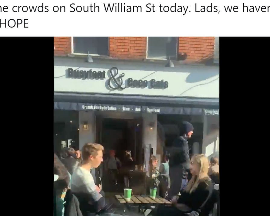 South William Street footage sparks conversation over Covid restrictions in the city