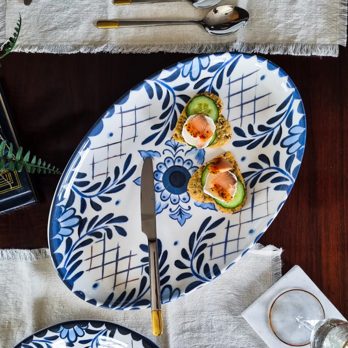 Greek Inspired Serving Platter, €45, Oriana B