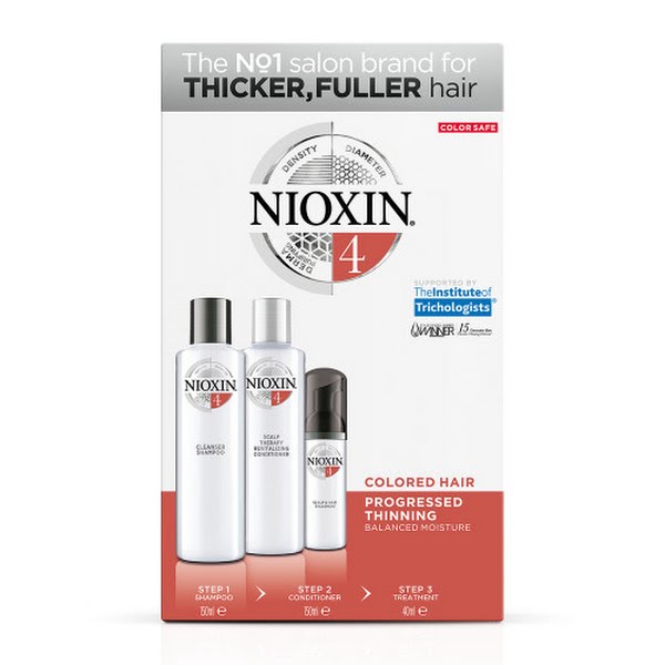 Nioxin Hair System Kit 4 for Colour Treated Hair with Progressed Thinning, €59.50, The Skin Nerd