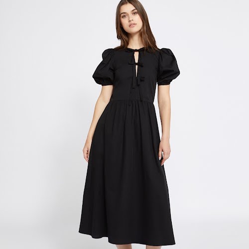 Savida Bow Tie Front Midi Dress, €35