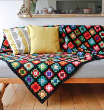 Patchwork throw