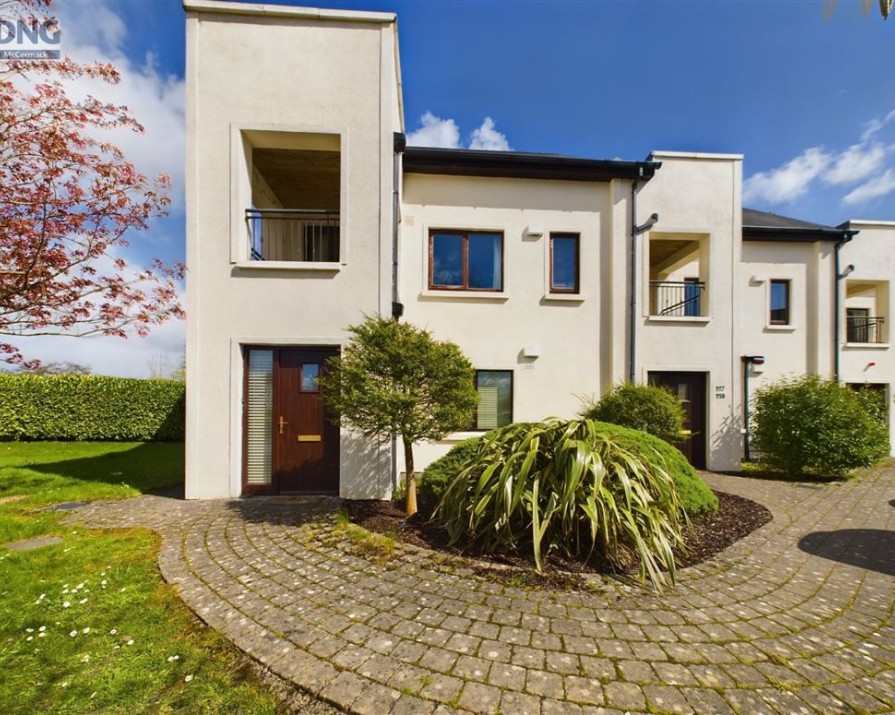 This two-bedroom apartment in Co Kildare is on the market for €295,000
