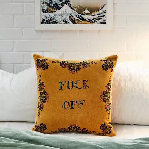 Urban Outfitters, F*ck Off Cushion, €45