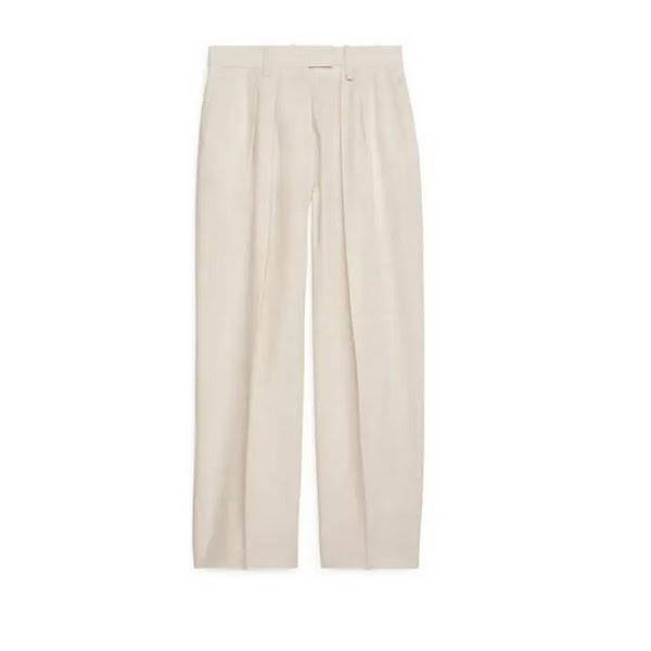 Arket High Waist Linen Trousers, €79