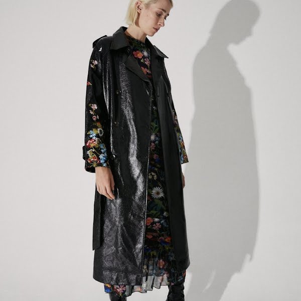The British Museum x WH: The Mary Delany Collection Embroidered Trench, €188.30, Warehouse