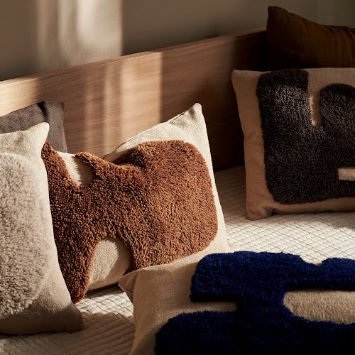 April + the Bear, Lay Rectangular Kelp Cushions, €79