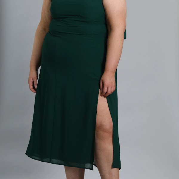 Reformation Twilight Green Dress, rent from €70, Happy Days