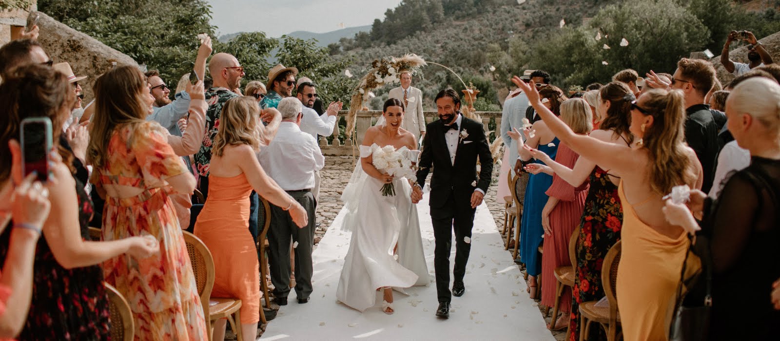 Real Weddings: Caitríona and James tie the knot in London and Mallorca
