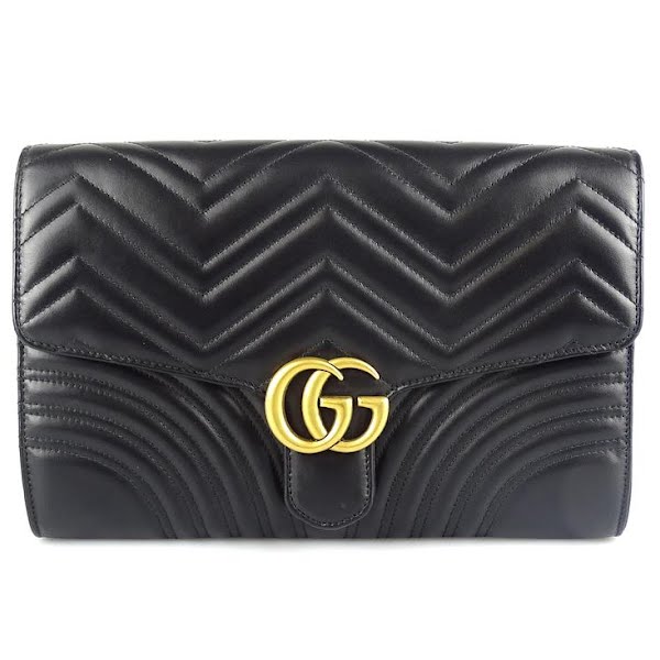 Gucci Black GG Marmont Clutch, €999