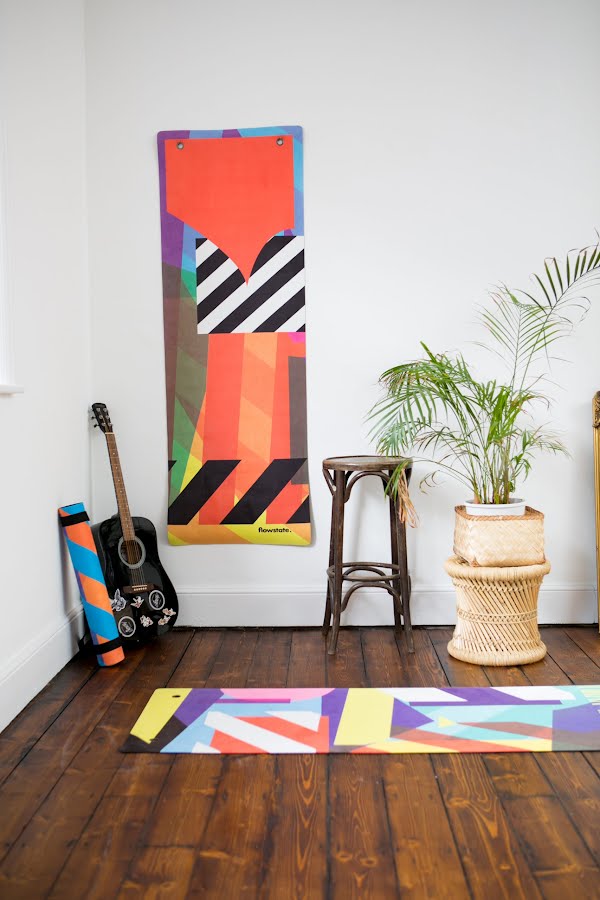 These sustainable yoga mats are so beautiful they double as wall art