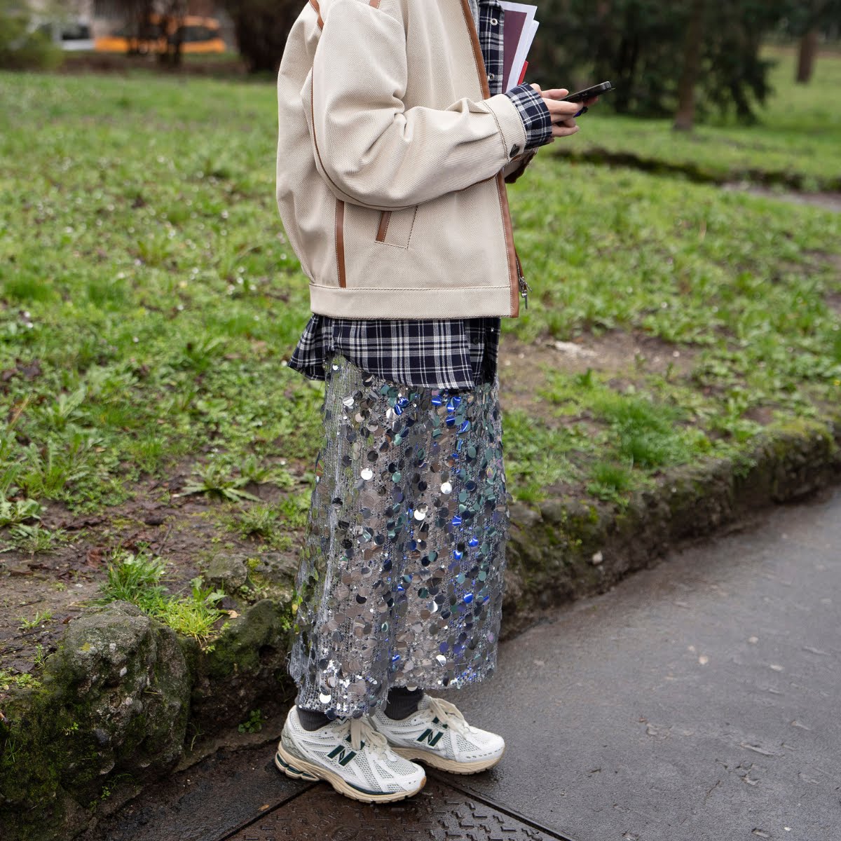 Milan Fashion Week street-style.