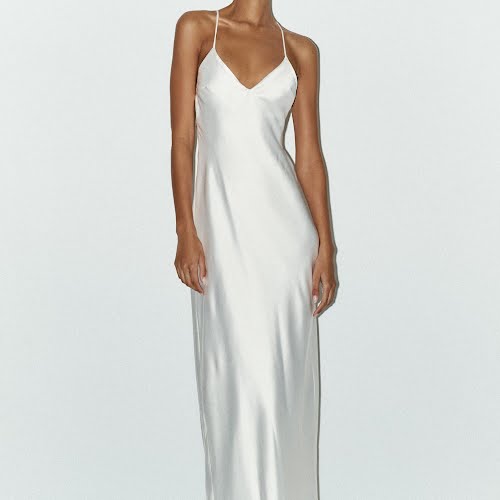 Zara satin midi dress, €39.95
