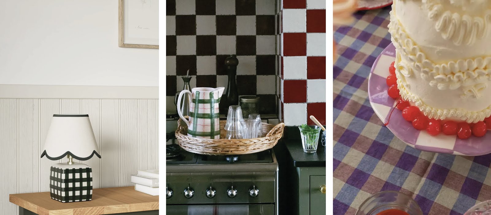 Cheerful checks: 32 pieces to add a playful touch to your home