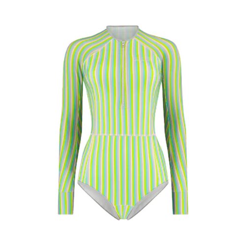 Wallien Womens One Piece Long Sleeve Front Zip Swimsuit, €129, Wetsuit Outlet