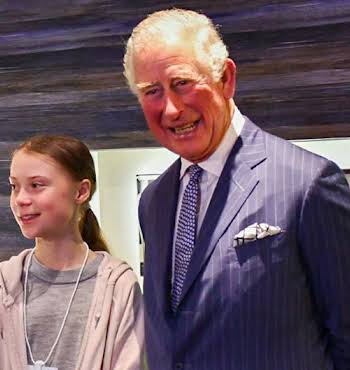 Prince Charles Greta Thunberg, photo by Clarence House on Instagram