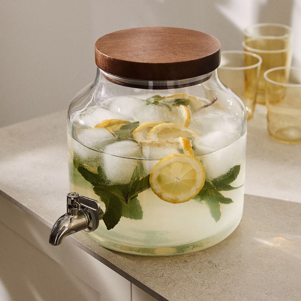 H&M Glass Dispenser with Tap, €39.99