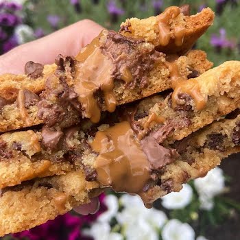 These no-fuss, gooey chocolate chip cookies are an easy after-school treat