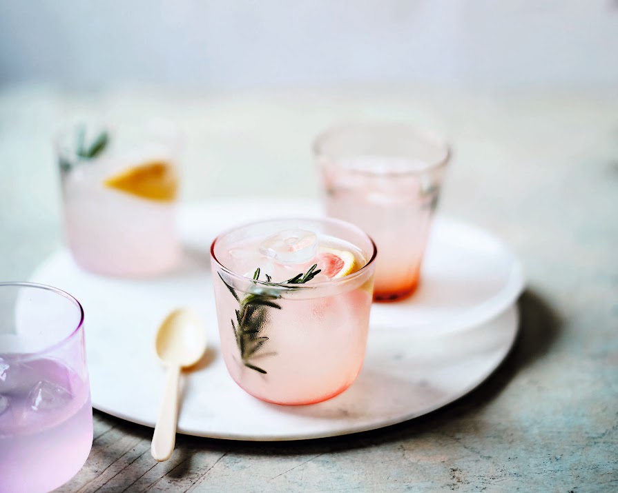 This pink grapefruit infusion is a tasty way to increase your water intake