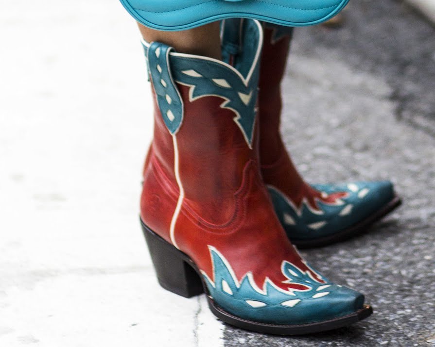 red white and blue ariat boots