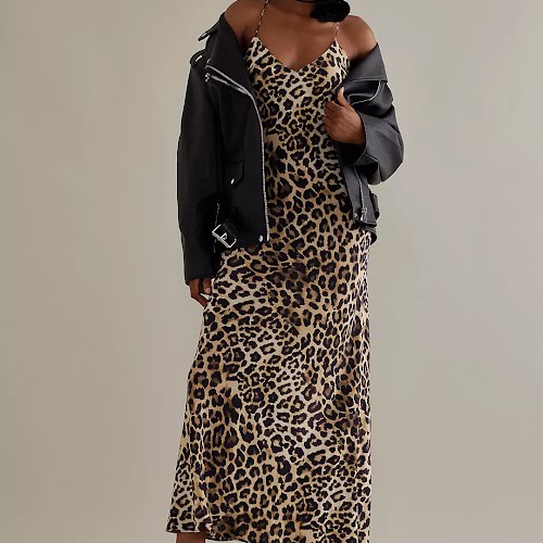 Anthropologie, ALIGNE Kylie Leopard Print Maxi Slip Dress, €103