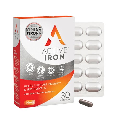 Active Iron Capsules, €19.95