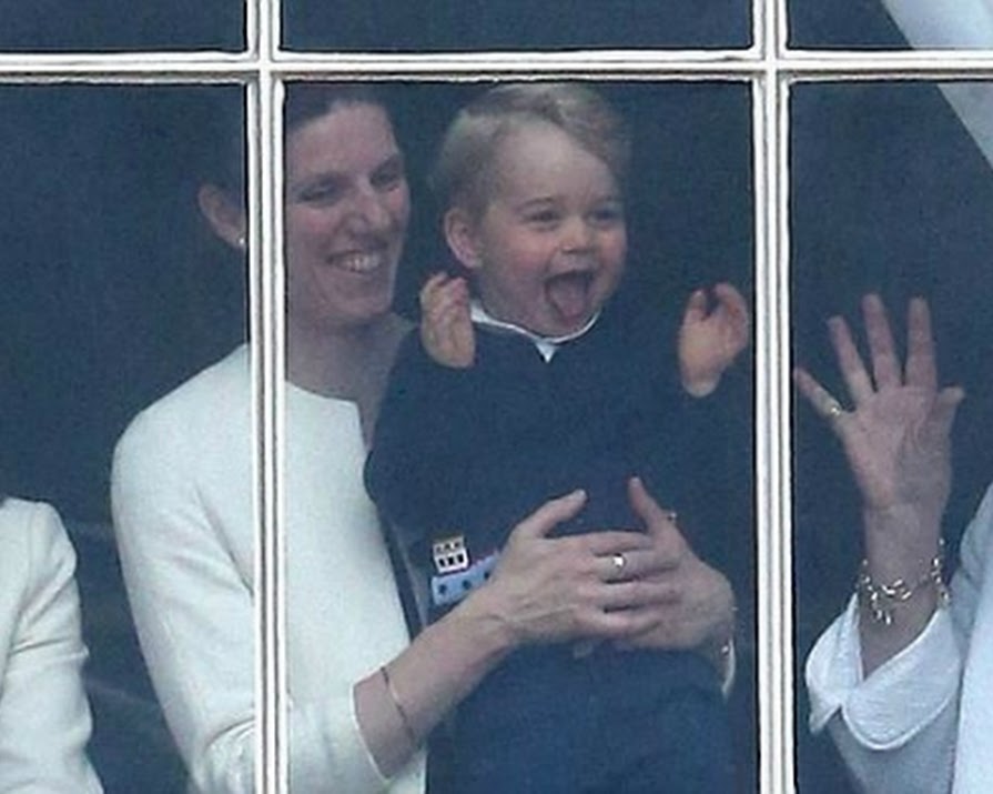 Cuteness: Prince George Steals Show At Queen’s Birthday