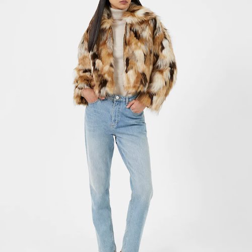 French Connection Haryka Faux Fur Zip-Up Jacket, €115
