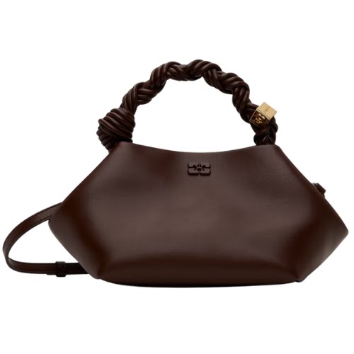 Ganni Brown Small Bou Bag, €395, Ssense