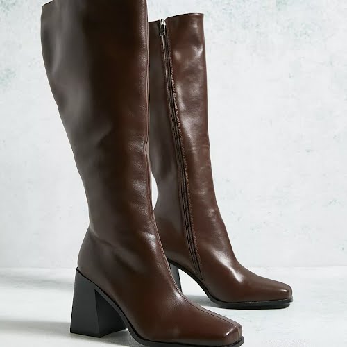 Urban Outfitters Brown Renzo Knee High Boots, €75