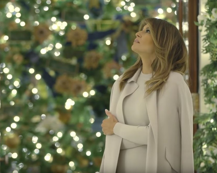 Melania Trump has just unveiled her White House Christmas tree and decorations