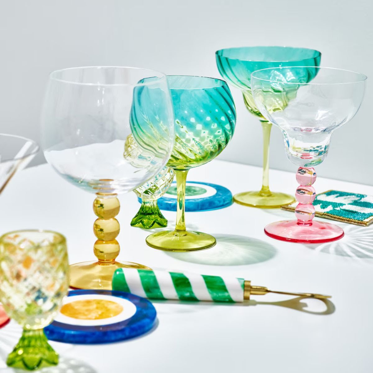 Oliver Bonas Resin Marbled Coasters, €27