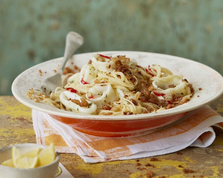 Supper Club: Spaghetti with calamari, rosemary and lemon