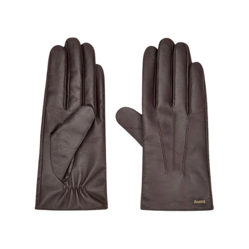 Connolly's Red Mills Store Dubarry Women's Sheehan Leather Gloves in Mahogany, €79