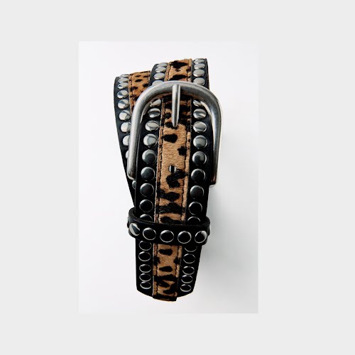 Zara Animal Print Leather Belt, €39.95