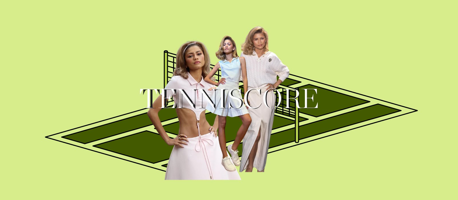 The rise of the tennis aesthetic (thank you Zendaya)