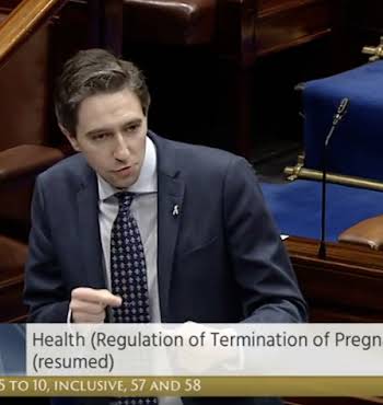 Simon Harris, abortion legislation