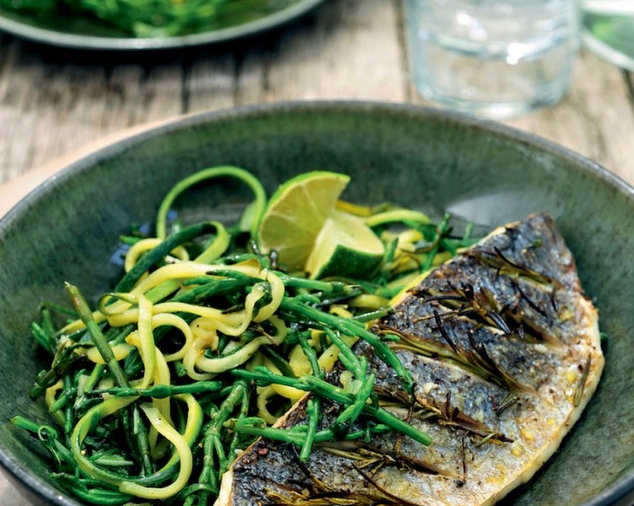 What to Cook Tonight: Sea Bass with Courgettes and Samphire