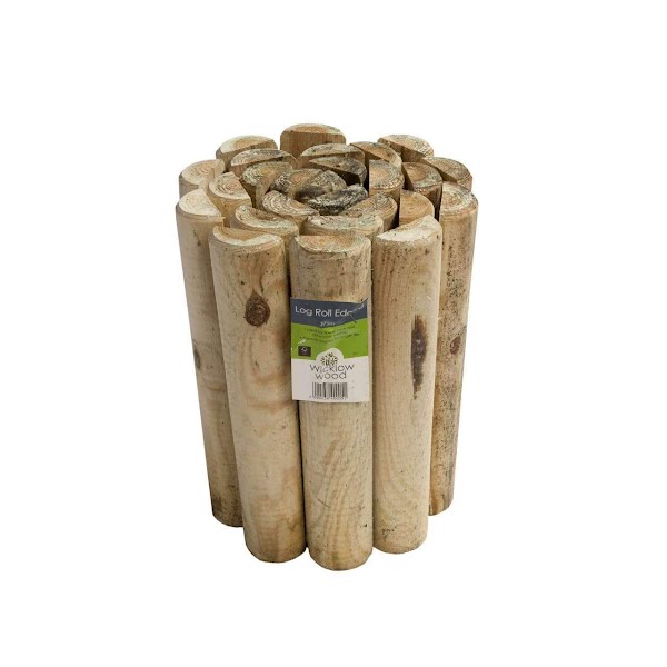 Wicklow Wood log roll edging, €36.99, Woodie's