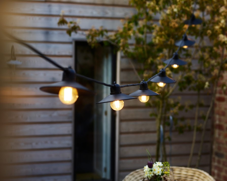 Outdoor lights to set your alfresco dining situation up for year-round entertaining