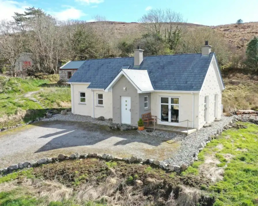 This Donegal cottage set on over five acres of land is on sale for €259,950