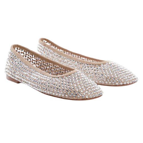 Mango Rhinestone Ballerinas, €59.99