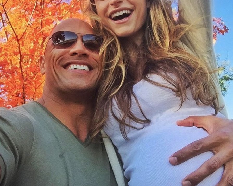The Rock Welcomes A New Baby