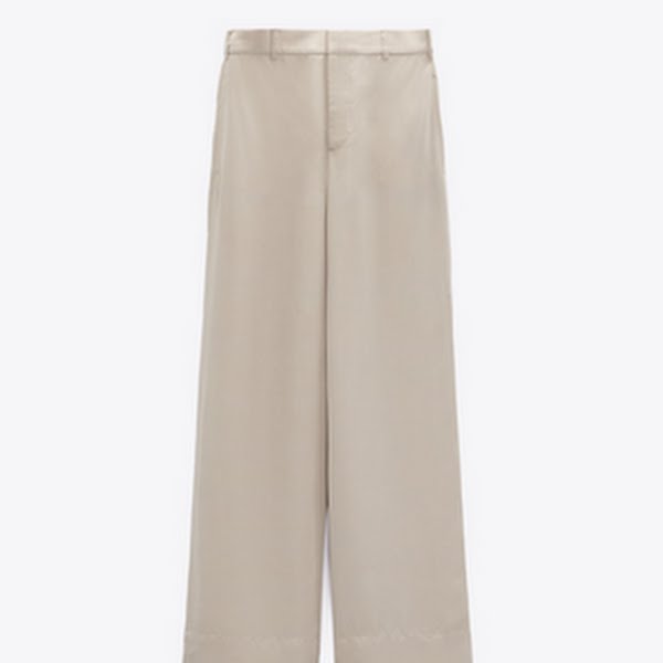 Flowing Wide-Leg Trousers, €49.95, Zara
